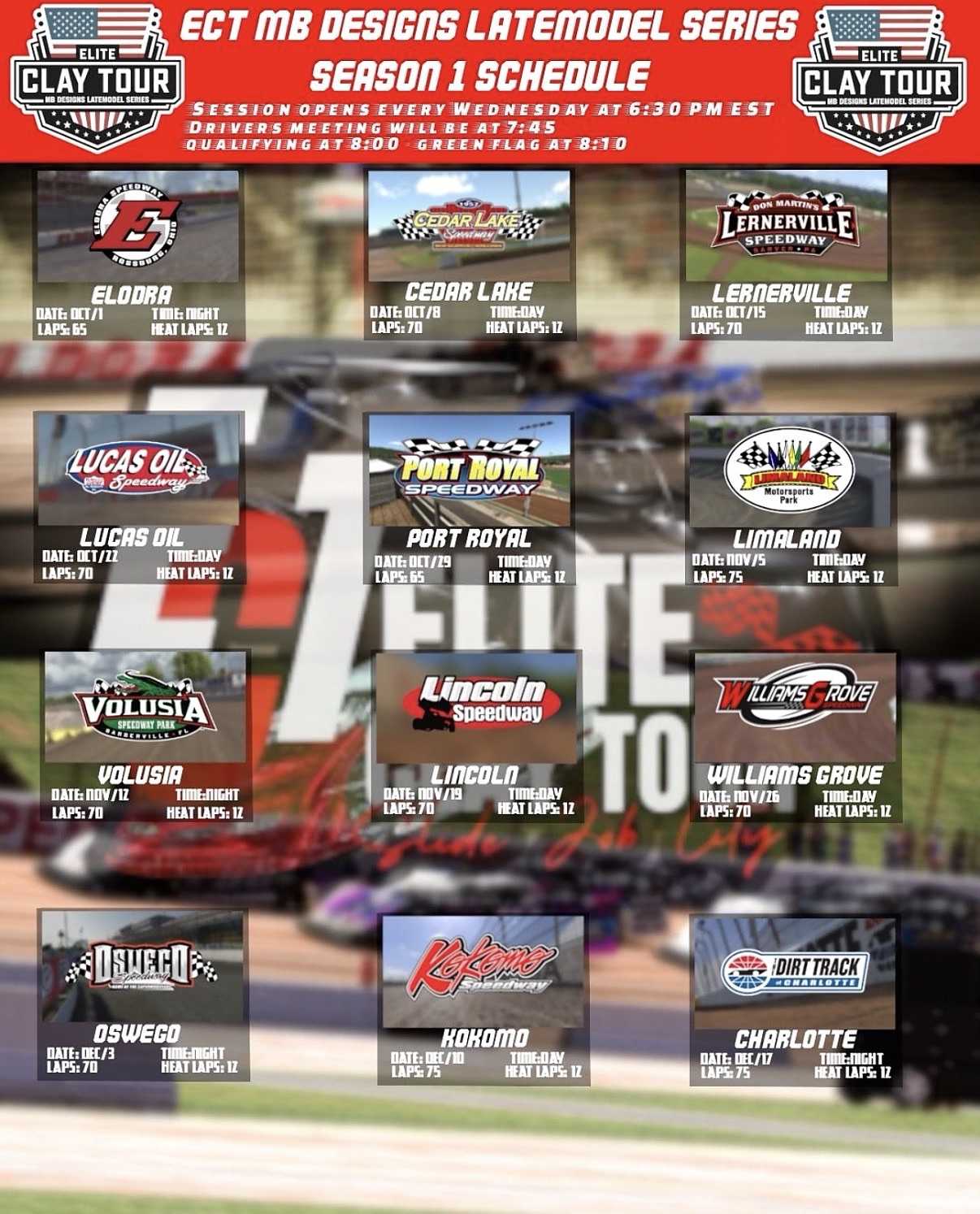 Race Schedule